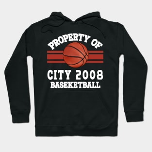 Proud Name City Graphic Property Vintage Basketball Hoodie